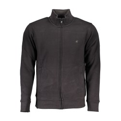 U.S. GRAND POLO FELPA CON ZIP UOMO NERO