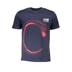 CAVALLI CLASS T-SHIRT MANICHE CORTE UOMO BLU