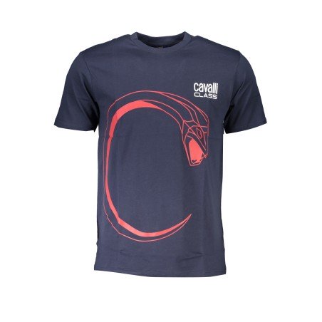 CAVALLI CLASS T-SHIRT MANICHE CORTE UOMO BLU