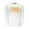 CAVALLI CLASS FELPA SENZA ZIP UOMO BIANCO