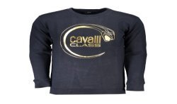 CAVALLI CLASS FELPA SENZA ZIP UOMO BLU