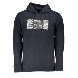 CAVALLI CLASS FELPA SENZA ZIP UOMO BLU