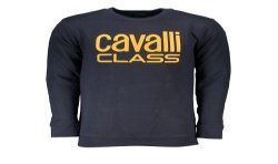 CAVALLI CLASS FELPA SENZA ZIP UOMO BLU