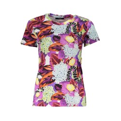 CAVALLI CLASS T-SHIRT MANICHE CORTE DONNA VIOLA