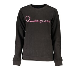CAVALLI CLASS FELPA SENZA ZIP DONNA NERO