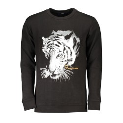 CAVALLI CLASS FELPA SENZA ZIP UOMO NERO