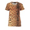 CAVALLI CLASS T-SHIRT MANICHE CORTE DONNA ARANCIO