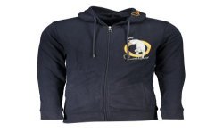 CAVALLI CLASS FELPA CON ZIP UOMO BLU