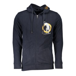 CAVALLI CLASS FELPA CON ZIP UOMO BLU