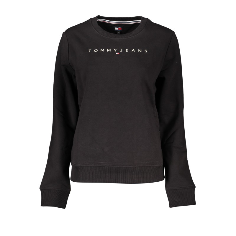 TOMMY HILFIGER FELPA SENZA ZIP DONNA NERO