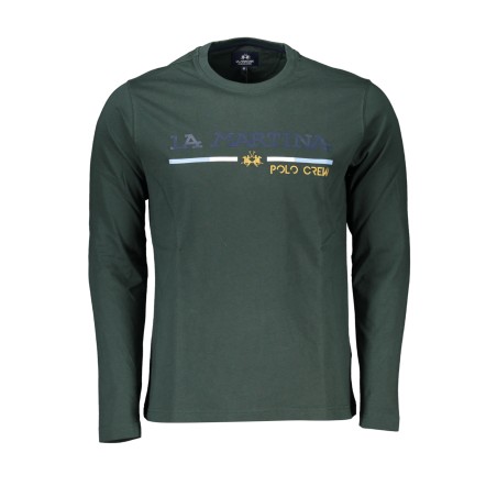 LA MARTINA T-SHIRT MANICHE LUNGHE UOMO VERDE