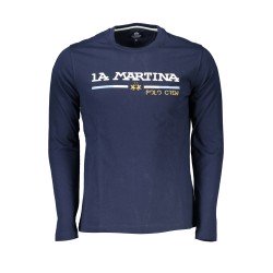 LA MARTINA T-SHIRT MANICHE LUNGHE UOMO BLU