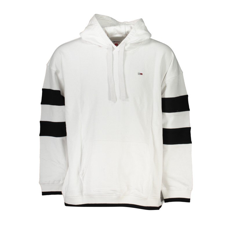 TOMMY HILFIGER FELPA SENZA ZIP UOMO BIANCO