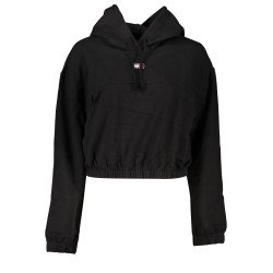 TOMMY HILFIGER FELPA SENZA ZIP DONNA NERO