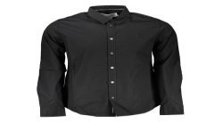 CALVIN KLEIN CAMICIA MANICHE LUNGHE UOMO NERO