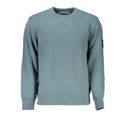 CALVIN KLEIN FELPA SENZA ZIP UOMO VERDE