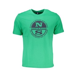 NORTH SAILS T-SHIRT MANICHE CORTE UOMO VERDE
