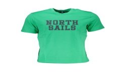 NORTH SAILS T-SHIRT MANICHE CORTE UOMO VERDE