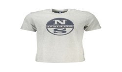 NORTH SAILS T-SHIRT MANICHE CORTE UOMO GRIGIO