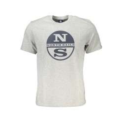 NORTH SAILS T-SHIRT MANICHE CORTE UOMO GRIGIO