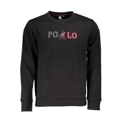 U.S. GRAND POLO FELPA SENZA ZIP UOMO NERO