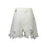 GAELLE PARIS PANTALONE SHORT DONNA BIANCO