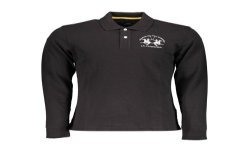 LA MARTINA POLO MANICHE LUNGHE UOMO NERO