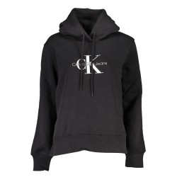 CALVIN KLEIN FELPA SENZA ZIP DONNA NERO