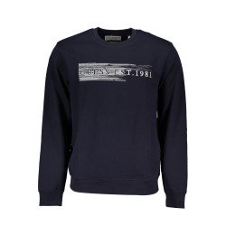 GUESS JEANS FELPA SENZA ZIP UOMO BLU