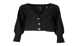 GUESS JEANS CARDIGAN DONNA NERO