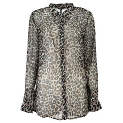 GUESS JEANS CAMICIA MANICHE LUNGHE DONNA NERO