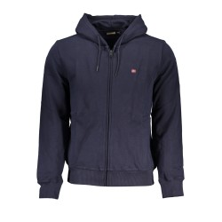NAPAPIJRI FELPA CON ZIP UOMO BLU