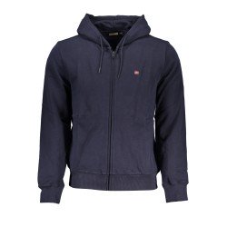 NAPAPIJRI FELPA CON ZIP UOMO BLU