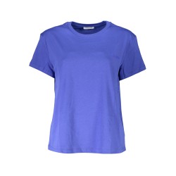 PATRIZIA PEPE T-SHIRT MANICHE CORTE DONNA BLU