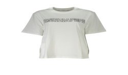 PATRIZIA PEPE T-SHIRT MANICHE CORTE DONNA BIANCO