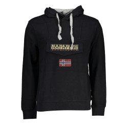 NAPAPIJRI FELPA SENZA ZIP UOMO NERO