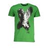 CAVALLI CLASS T-SHIRT MANICHE CORTE UOMO VERDE