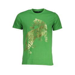 CAVALLI CLASS T-SHIRT MANICHE CORTE UOMO VERDE