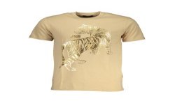 CAVALLI CLASS T-SHIRT MANICHE CORTE UOMO BEIGE