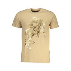 CAVALLI CLASS T-SHIRT MANICHE CORTE UOMO BEIGE