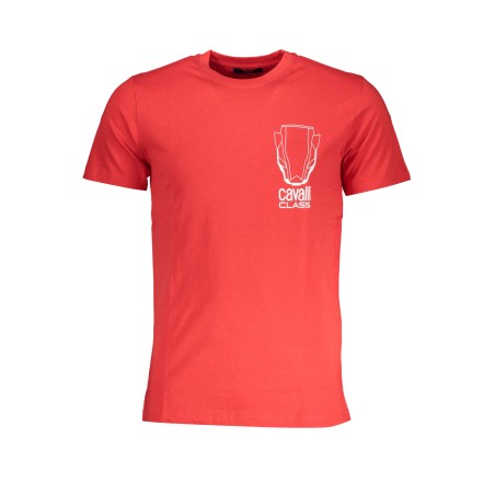 CAVALLI CLASS T-SHIRT MANICHE CORTE UOMO ROSSO