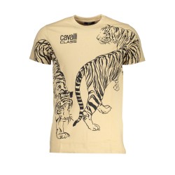 CAVALLI CLASS T-SHIRT MANICHE CORTE UOMO BEIGE