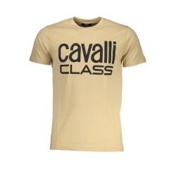 CAVALLI CLASS T-SHIRT MANICHE CORTE UOMO BEIGE
