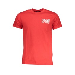 CAVALLI CLASS T-SHIRT MANICHE CORTE UOMO ROSSO