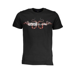CAVALLI CLASS T-SHIRT MANICHE CORTE UOMO NERO