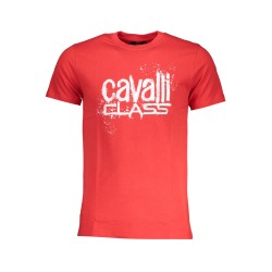 CAVALLI CLASS T-SHIRT MANICHE CORTE UOMO ROSSO