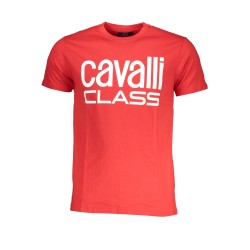 CAVALLI CLASS T-SHIRT MANICHE CORTE UOMO ROSSO