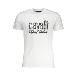 CAVALLI CLASS T-SHIRT MANICHE CORTE UOMO BIANCO