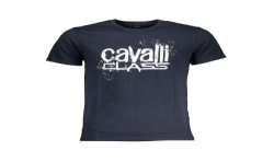 CAVALLI CLASS T-SHIRT MANICHE CORTE UOMO BLU