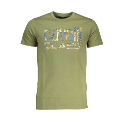 CAVALLI CLASS T-SHIRT MANICHE CORTE UOMO VERDE